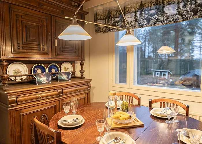 וילה Santa Aurora - Spacious Lapland & Sauna By Book Lapland *